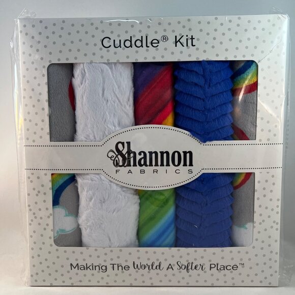 Shannon Fabrics Cuddle Kit Color Pop Finished Quilt 38” x 58” CKFAB 5 Minky NIB - Picture 14 of 14